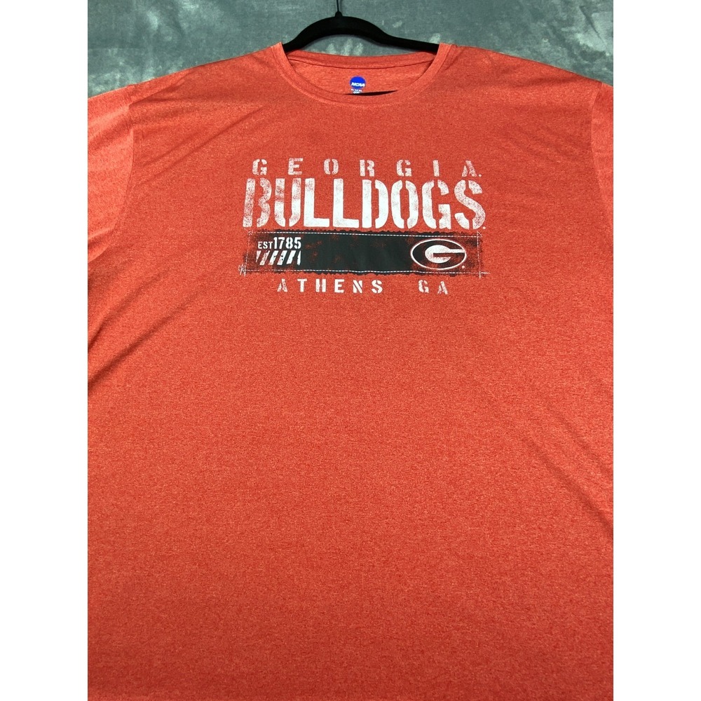 Georgia Bulldogs Shirt NCAA Mens‎ XXL Red Athens GA Athletic Graphic Tee Sport